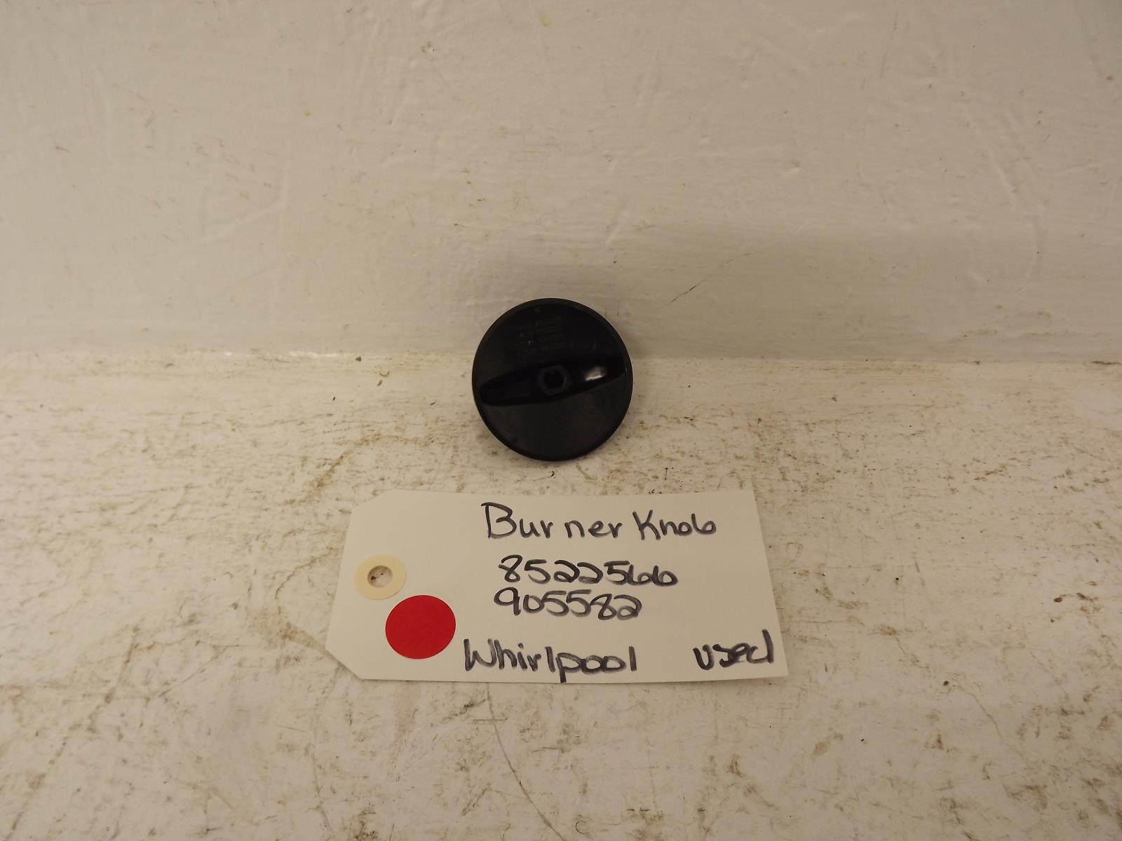Whirlpool Range 8522566 905582 Burner Knob Used Whirlpool Range 8522566 905582 Burner Knob Used